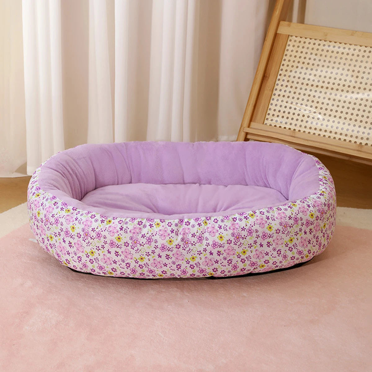coussin rose pour chien