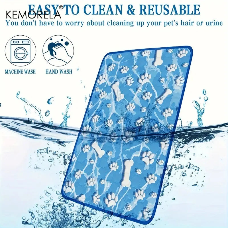 Coussin chien Tapis auto-rafraîchissant XL lavable