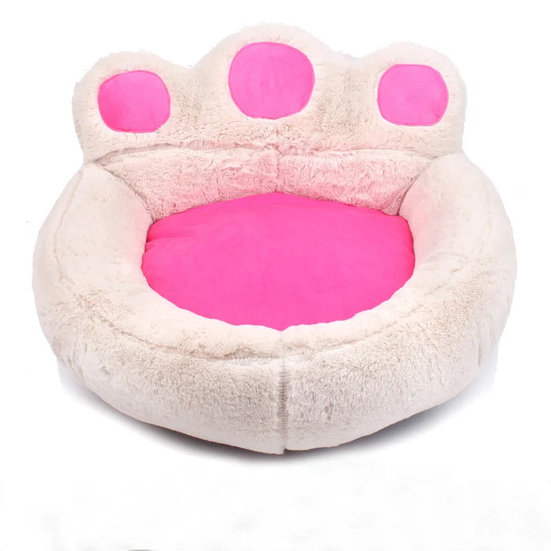 Coussin chien chausson patte d'ours confortable lavable