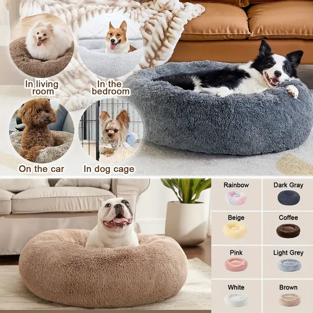 coussin chien donut