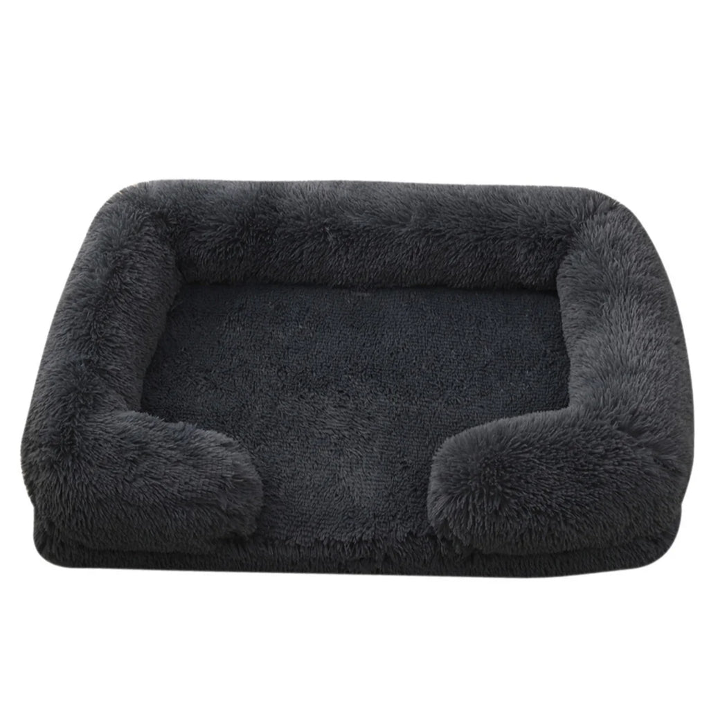 Coussin chien Lit Canapé Carré Douillet Hiver Amovible