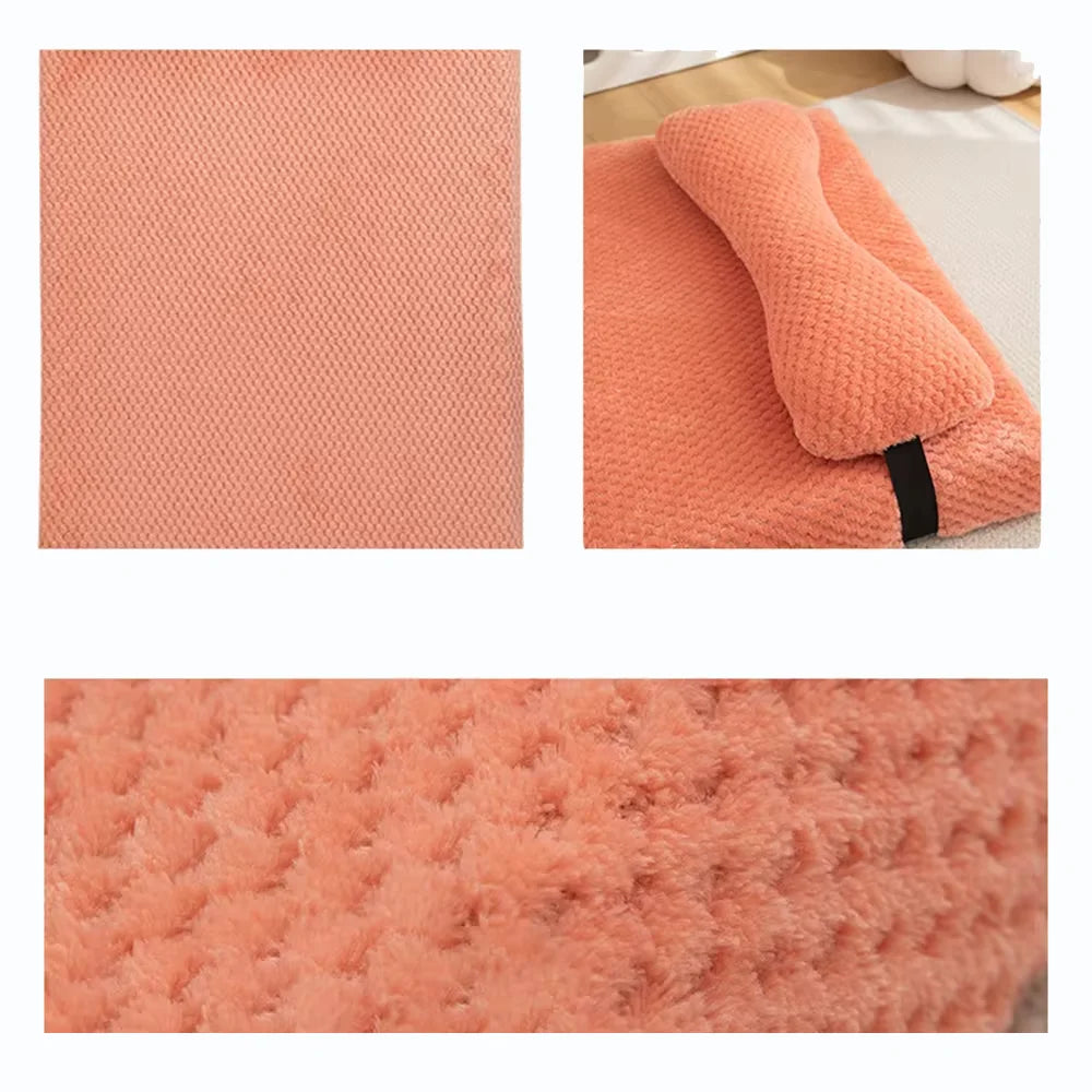 Coussin chien apaisant moelleux avec oreiller déhoussable