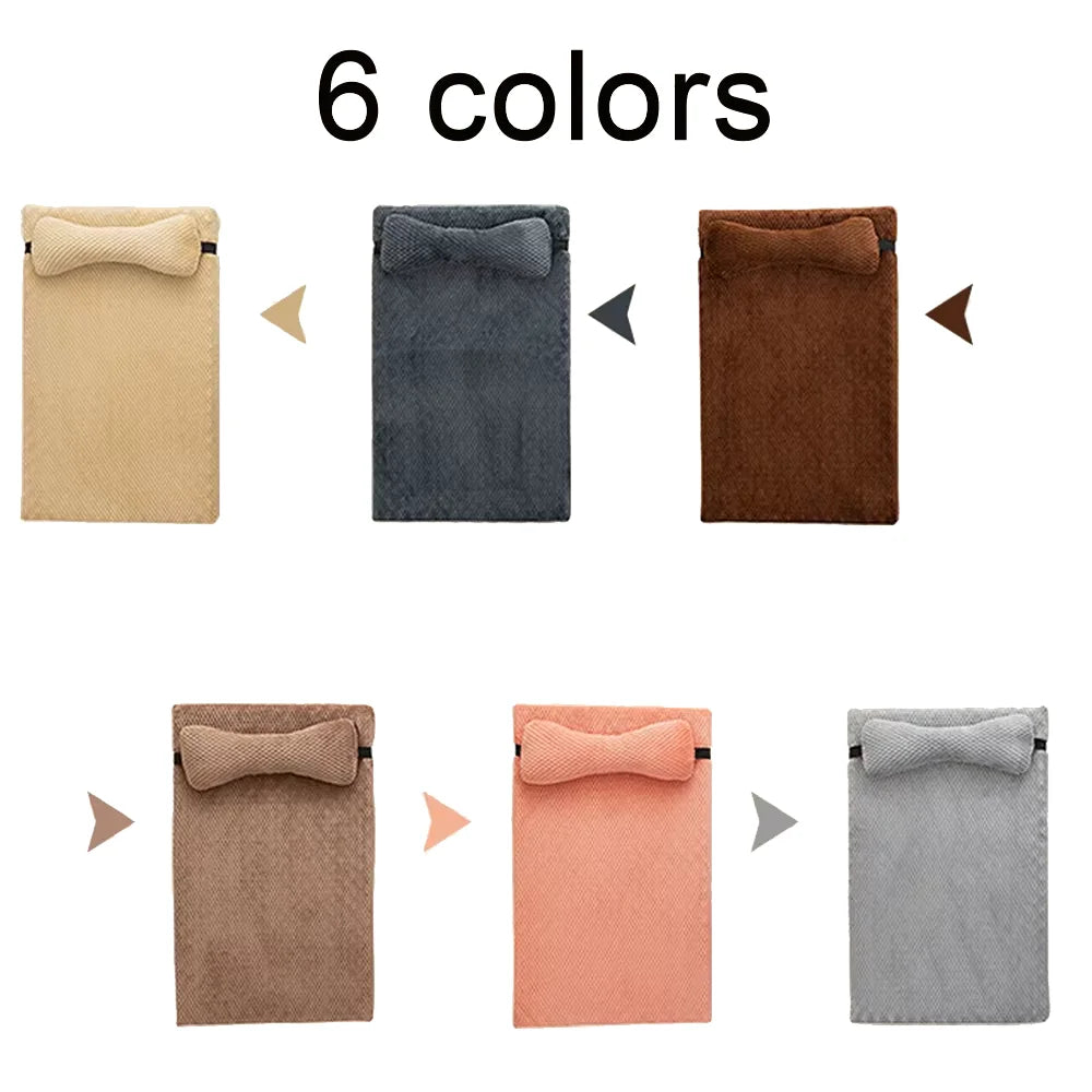 Coussin chien apaisant moelleux avec oreiller déhoussable