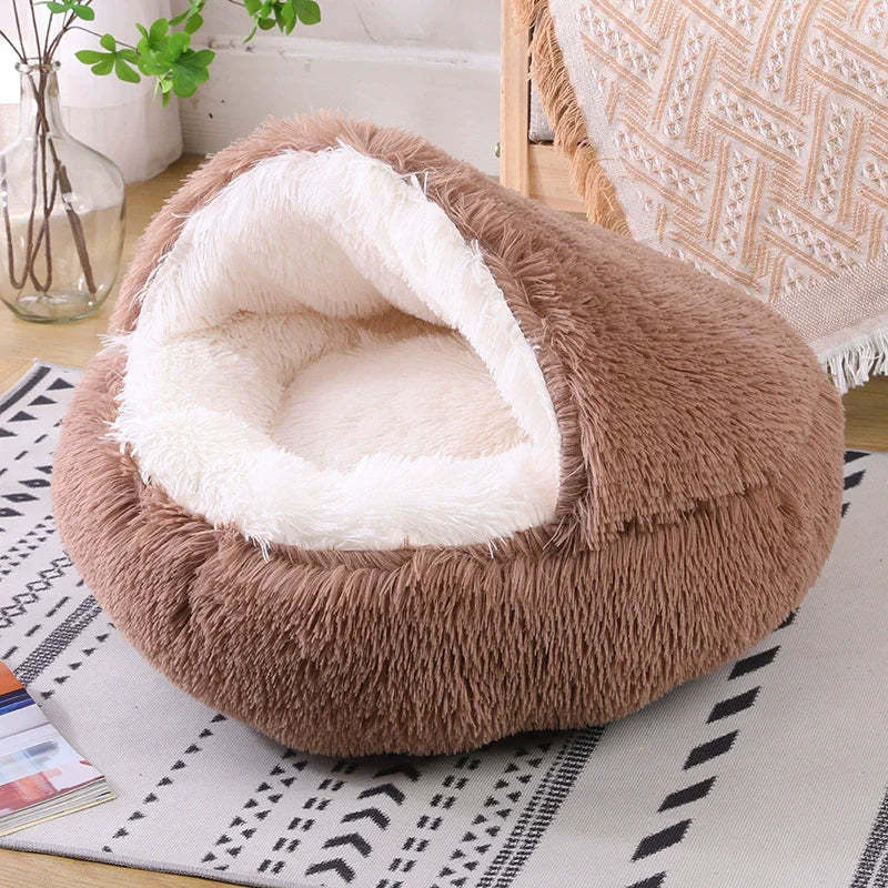 Coussin chien Lit Rond Douillet Lavable Confort