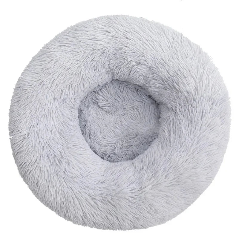 Coussin chien rond moelleux toutes tailles chaud