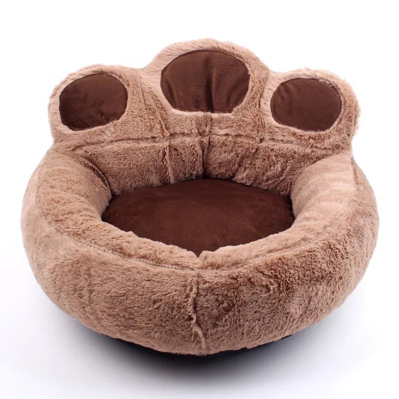 Coussin chien chausson patte d'ours confortable lavable