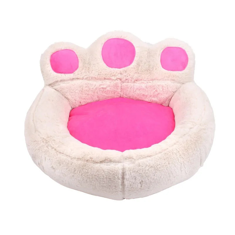 Coussin chien chausson patte d'ours confortable lavable