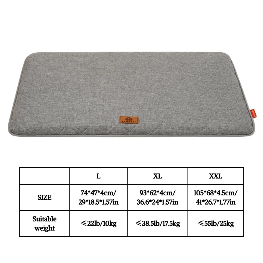 Coussin chien Hiver Confort Antidérapant Lavable Douillet