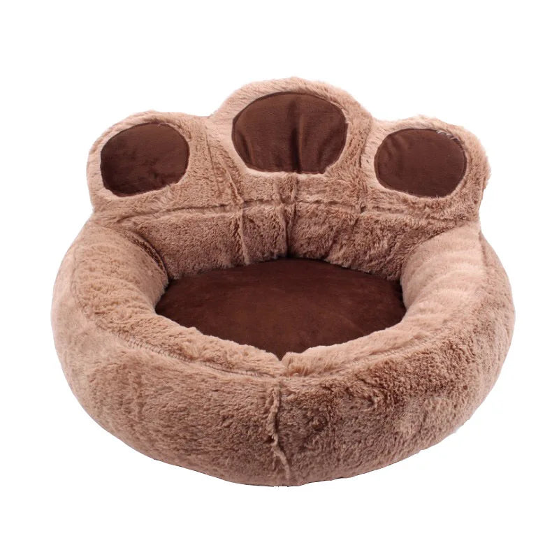 Coussin chien Patte d'Ours Douillet Chaleur Hiver