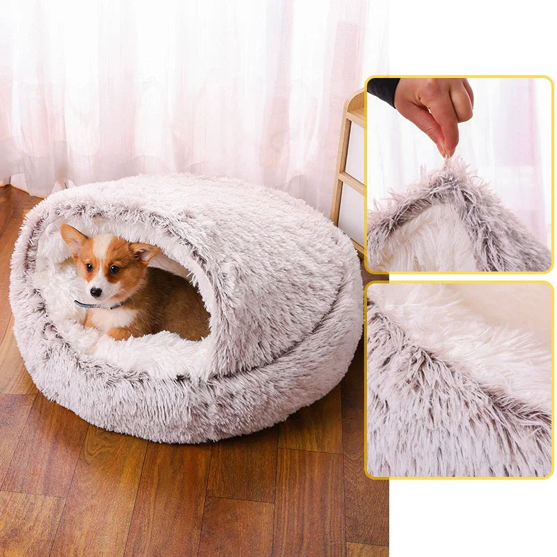 coussin grotte chien