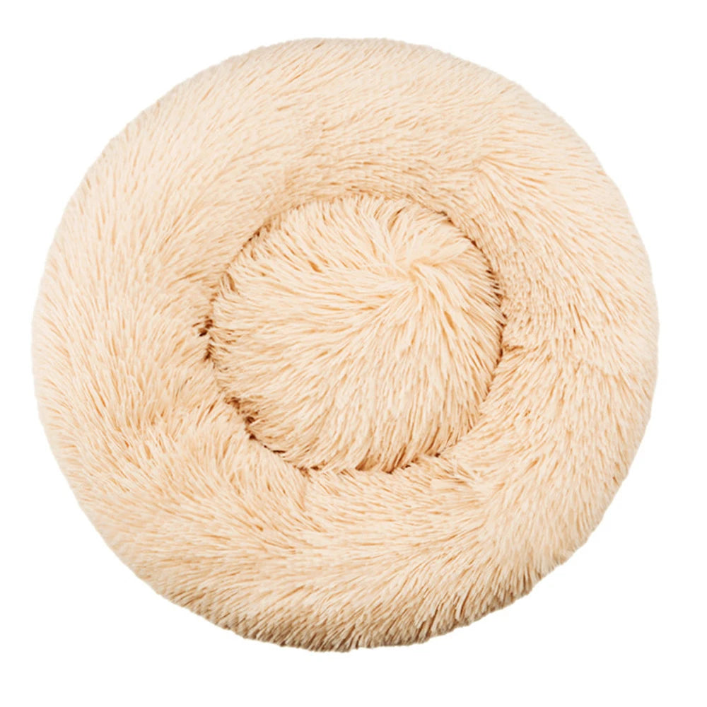 Coussin chien rond doux peluche toutes tailles