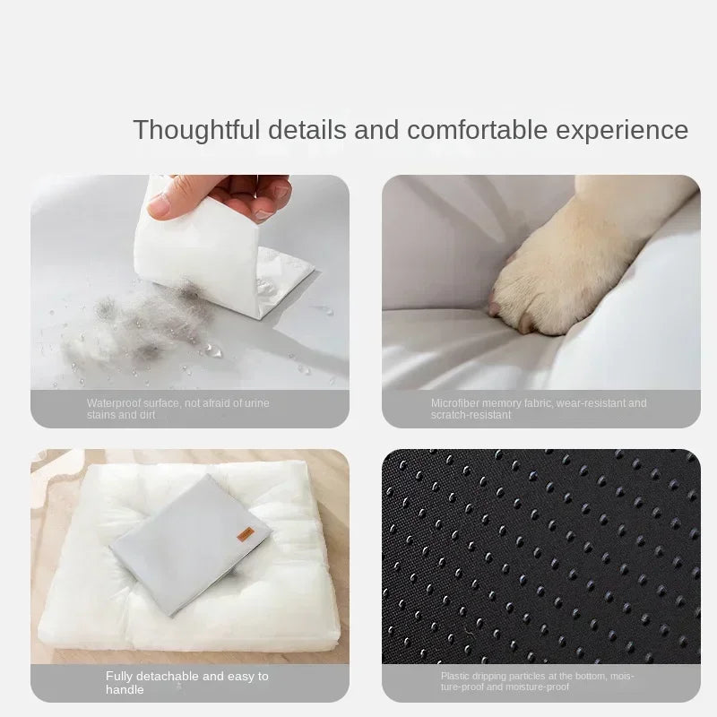 coussin bas de porte chien