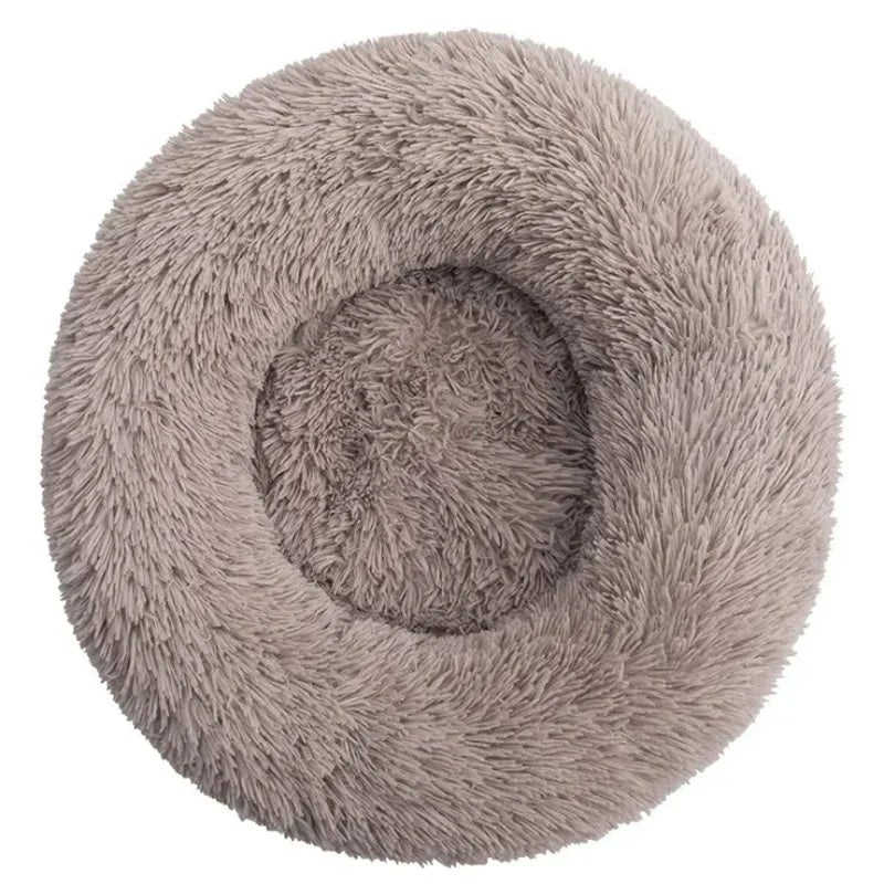 Coussin chien rond douillet toutes tailles lavable