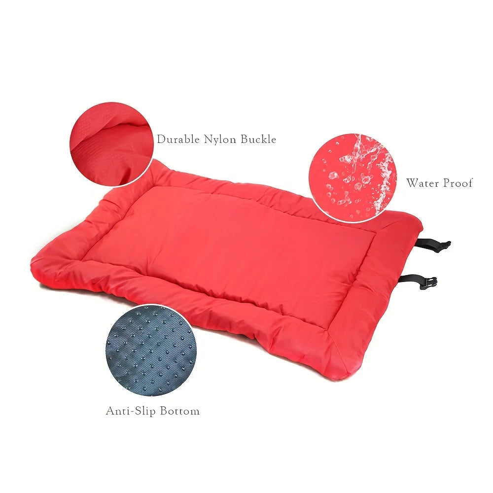 coussin pour chien rouge