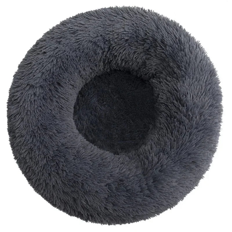 Coussin chien rond douillet toutes tailles lavable